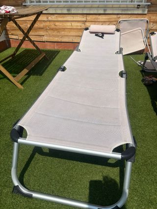 3 tumbonas plegables muy cómodas vendo 3 por 100€