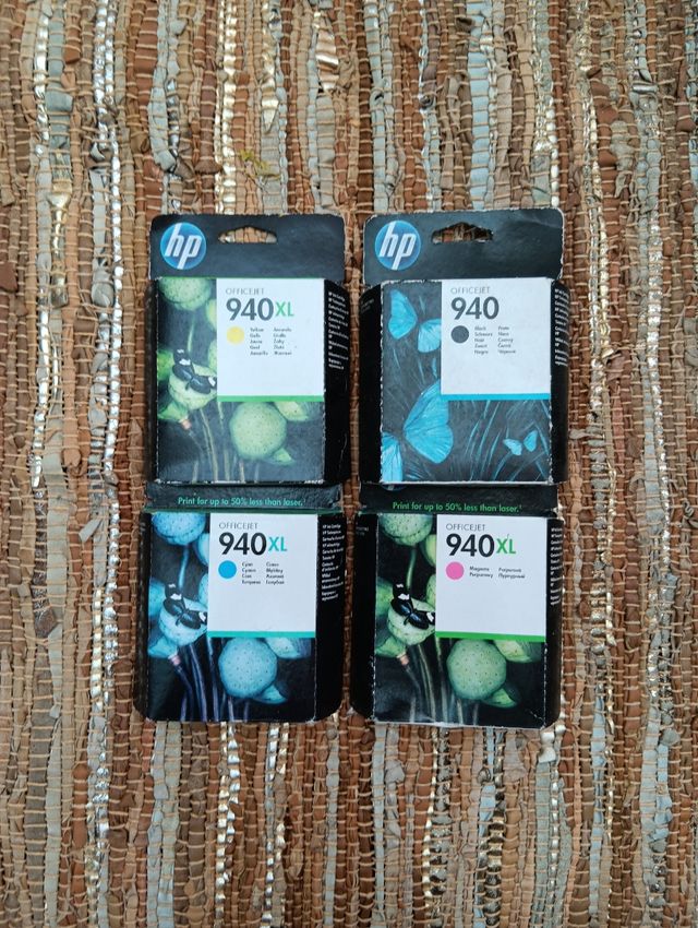 Tinteiros HP 940XL - 4 unidades