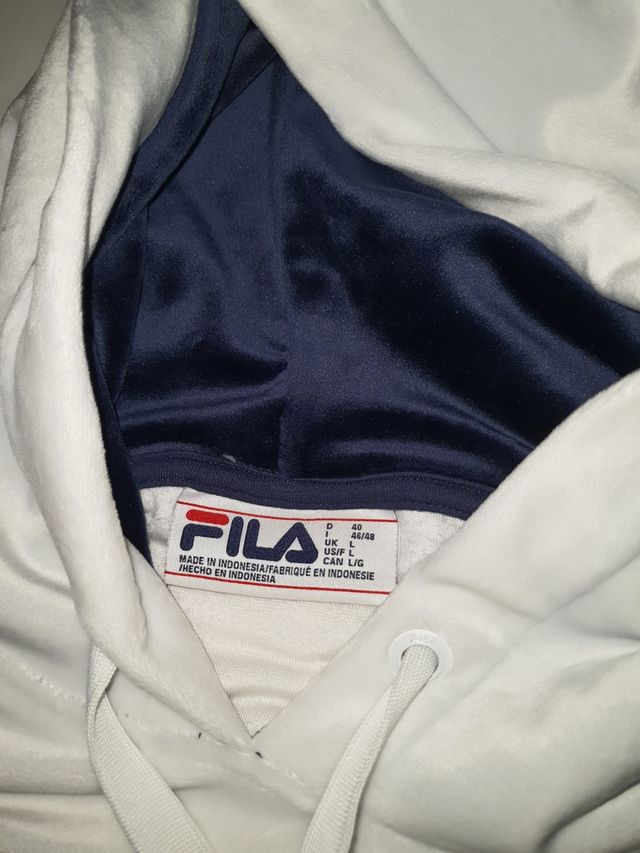 Felpa Fila cropped in velluto S-M