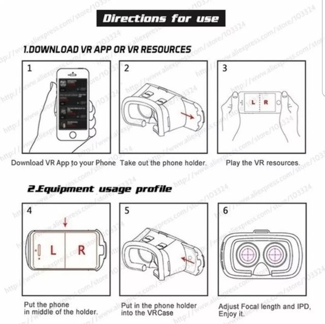 VR BOX 2.0 Visore Realtà Virtuale + Controller