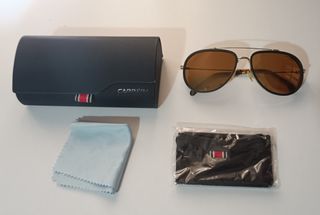 Gafas Carrera Aviator Marrón Dorado