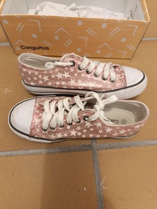 Zapatillas Conguitos niña rosa 34