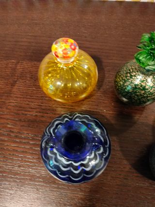 6 bottigliette Vetro Colorati