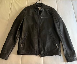 Chaqueta cuero Jack&Jones negra