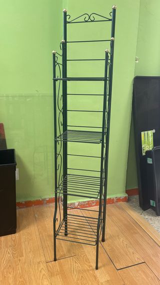 Estanteria expositor de metal de 4 baldas
