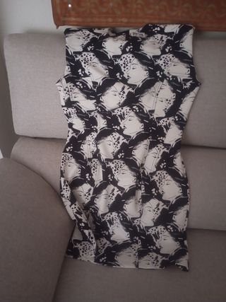 Vestido BIMBA Y LOLA blanco y negro