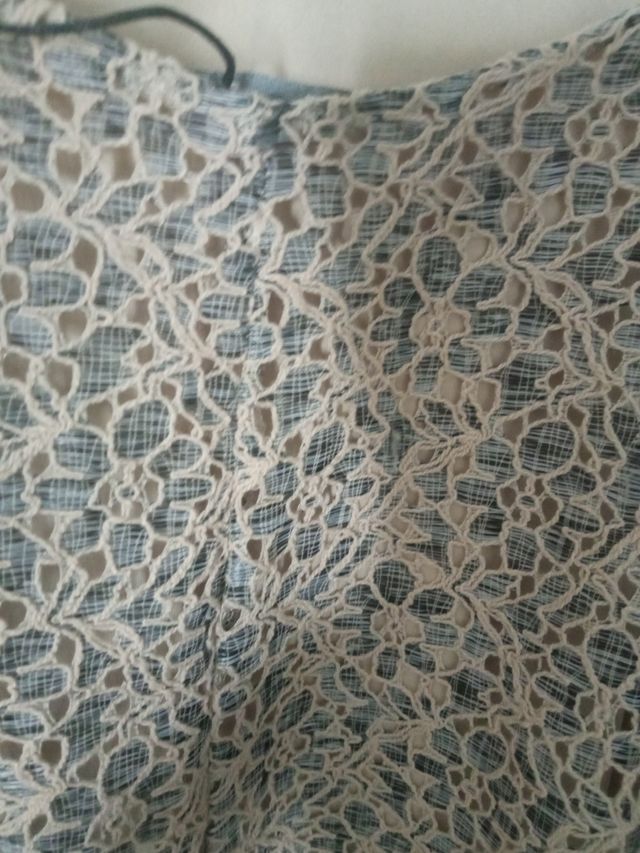 Vestido tirantes Zara beige