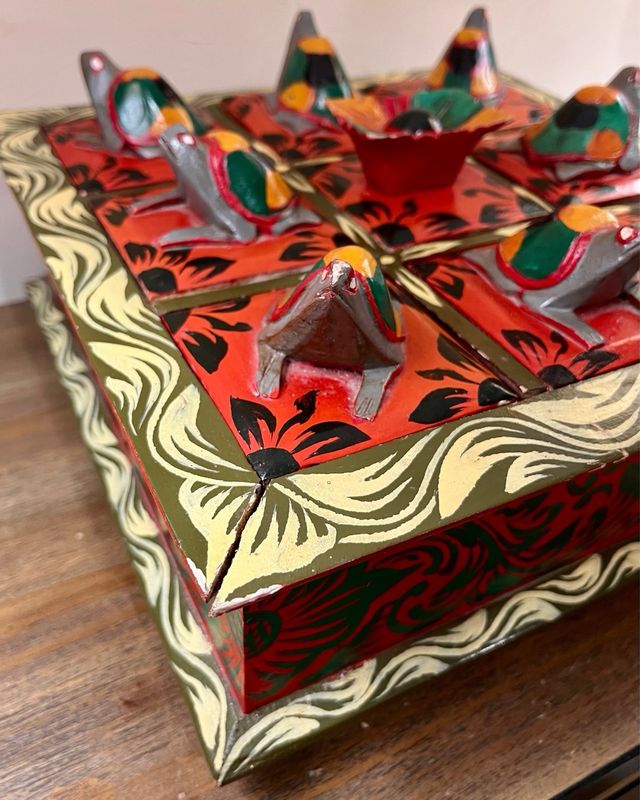 Caja de especias india decorativa Masala Dabba