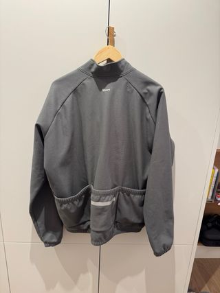 Chaqueta ciclismo gris hombre