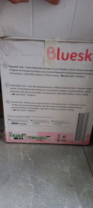 Aspirador Bluesky sin bolsa