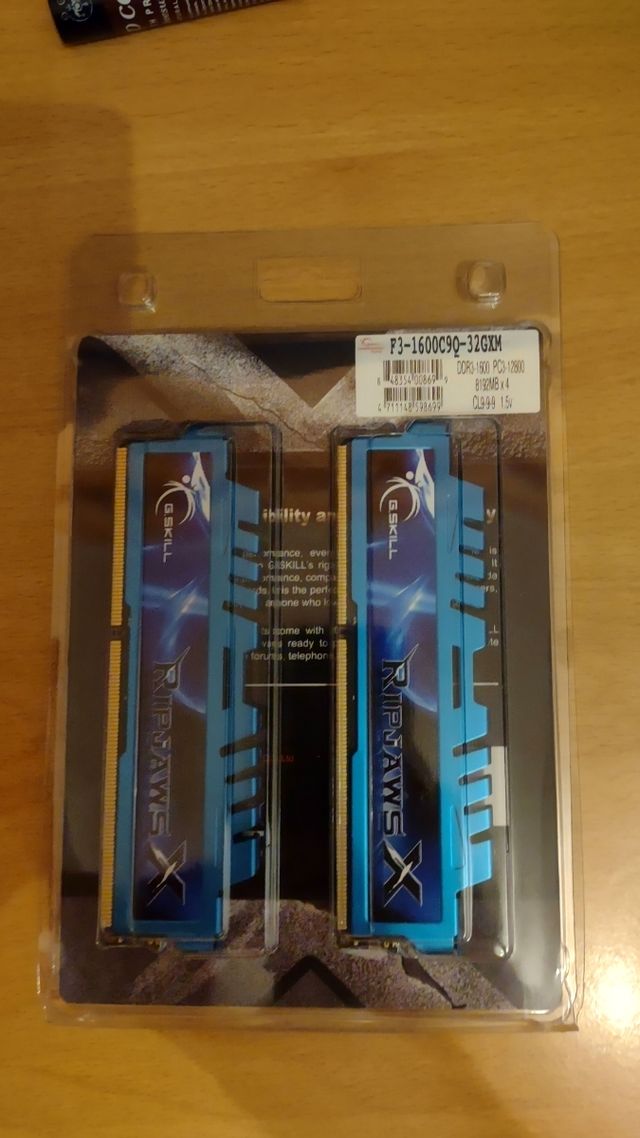 RAM G.Skill RipjawsX 32GB DDR3