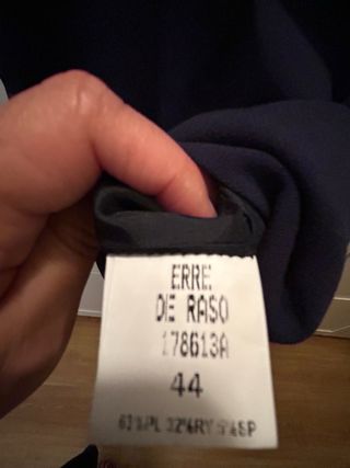 Vestido azul Erre de Raso c/chaqueta