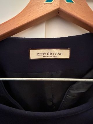 Vestido azul Erre de Raso c/chaqueta