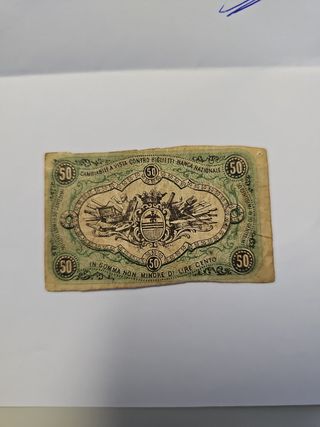  Banconota Antica Voghera 