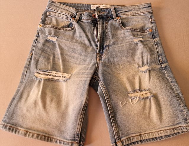 Shorts vaqueros Bershka (2) - Talla M