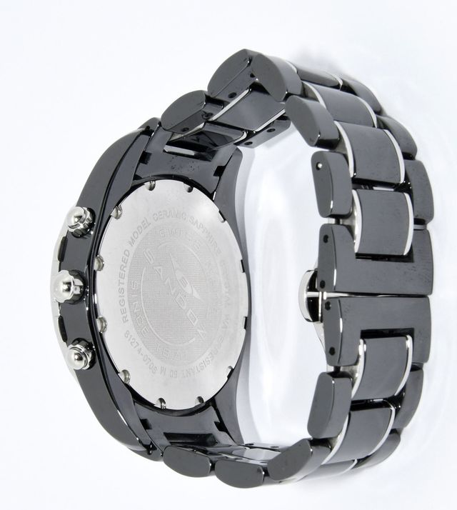 Relógio Cronógrafo Cerâmico Feminino SANDOZ 81274-0708