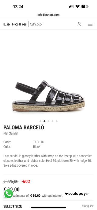 Sandalias Paloma Barceló 