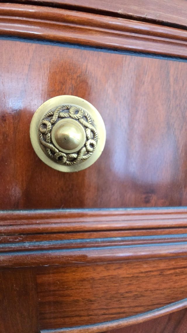 Aparador madera mármol antiguo