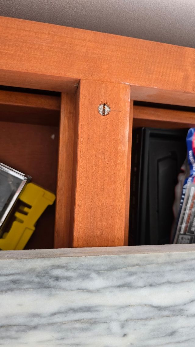 Aparador madera mármol antiguo