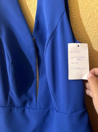 Vestido azul fiesta talla L 