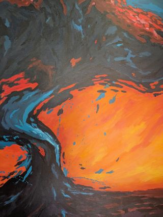 Cuadro grande ORIGINAL de D. Castiñeyra NUEVO