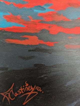 Cuadro grande ORIGINAL de D. Castiñeyra NUEVO