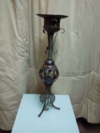 Candelabro Metálico Estilo Vintage