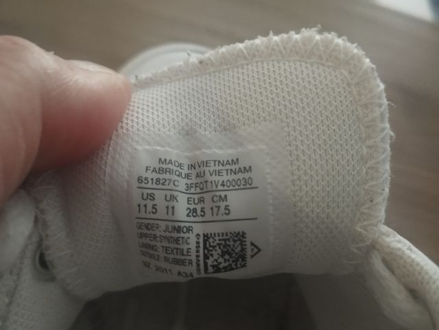 Converse  niño  Talla 28,5