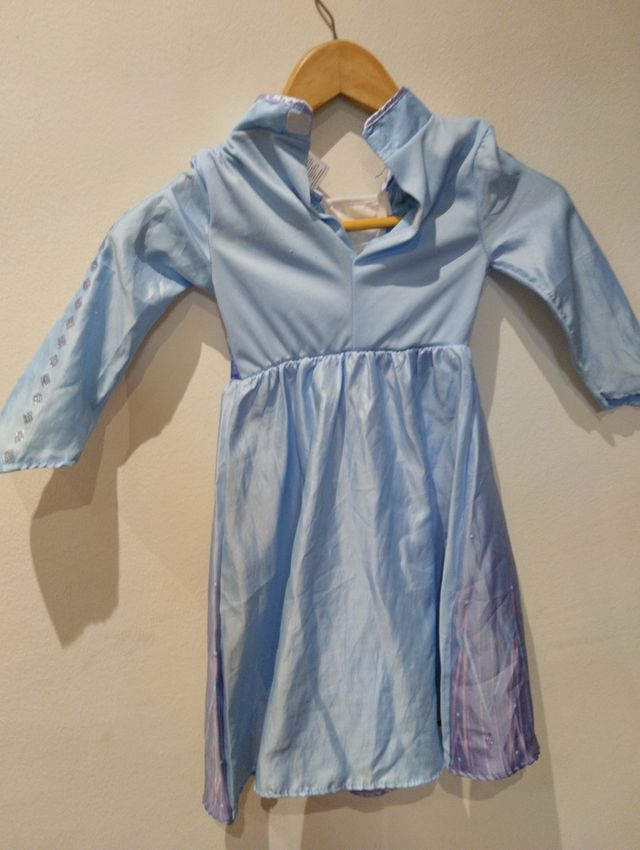 Vestido Elsa Frozen 3-4 años. Con capa.