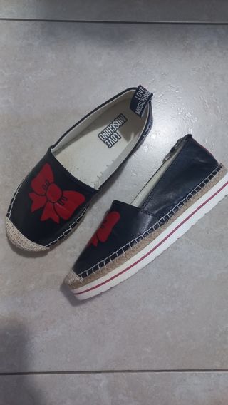 Scarpe slip on espadrillas Love Moschino donna