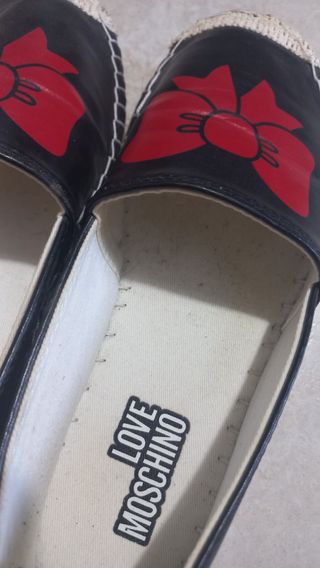 Scarpe slip on espadrillas Love Moschino donna