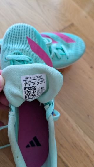 Zapatillas Adidas clavos - 33,5