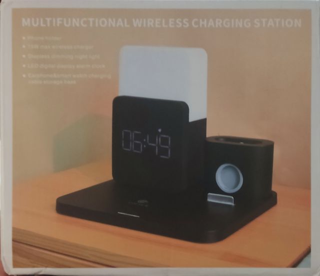 Estación Carga Inalámbrica COLSUR 6 en 1