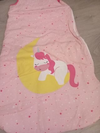 Saco dormir bebé unicornio