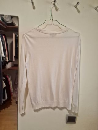 Jersey Massimo Dutti blanco - M
