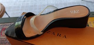 Sandalias Zara negras - Talla 37