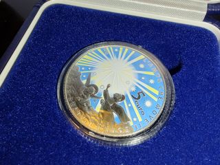 5€ moneta Dante Alighieri 700° - Paradiso