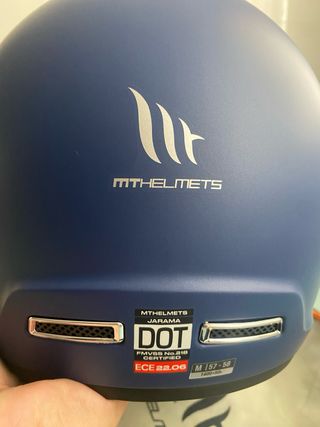 Casco MT Helmets Jarama Azul talla M
