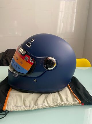 Casco MT Helmets Jarama Azul talla M