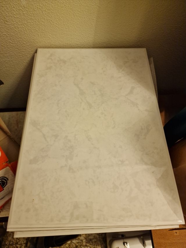 Azulejos mármol gris-blanco (29uds)