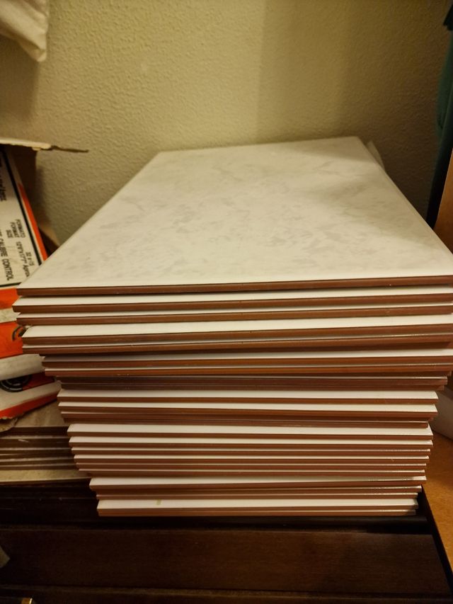 Azulejos mármol gris-blanco (29uds)