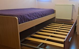 Ganga! Cama nido 90x180 morada