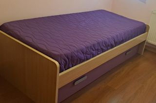 Ganga! Cama nido 90x180 morada