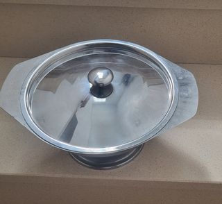 Sopera,panera y bol de cristal