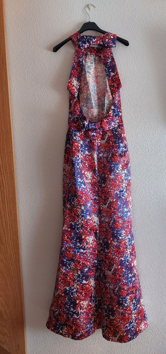 Vestido fiesta Carolina Herrera multicolor