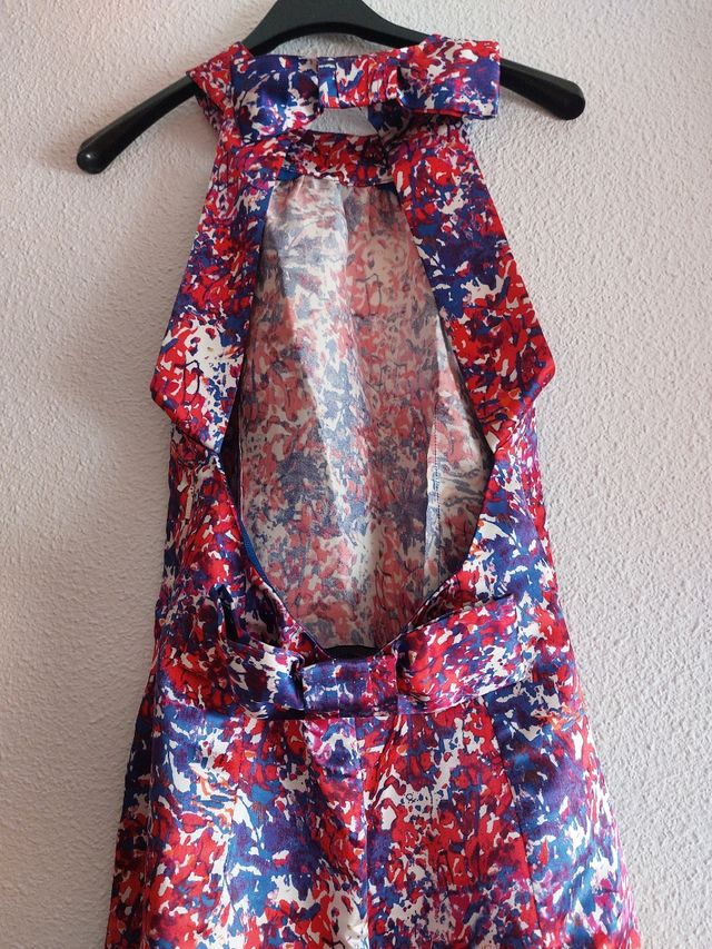 Vestido fiesta Carolina Herrera multicolor