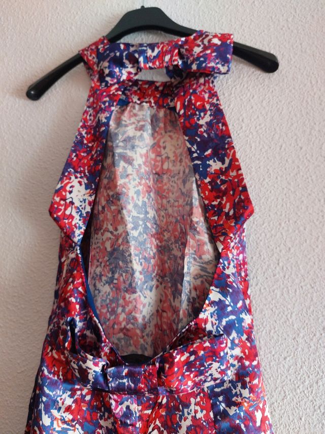 Vestido fiesta Carolina Herrera multicolor