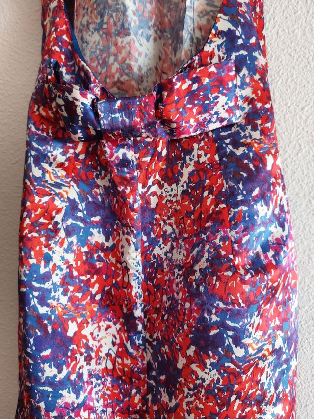 Vestido fiesta Carolina Herrera multicolor