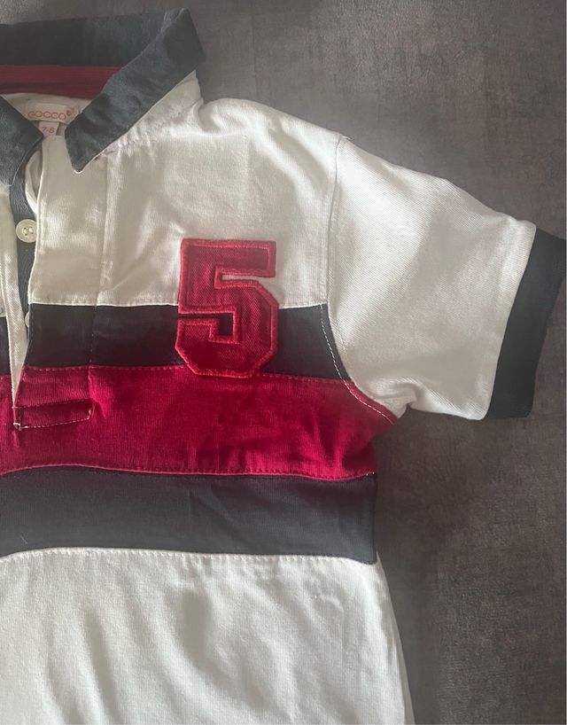 Polo blanco Gocco niño 
