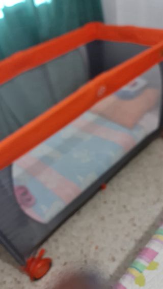 Parque cuna bebé plegable con colchon